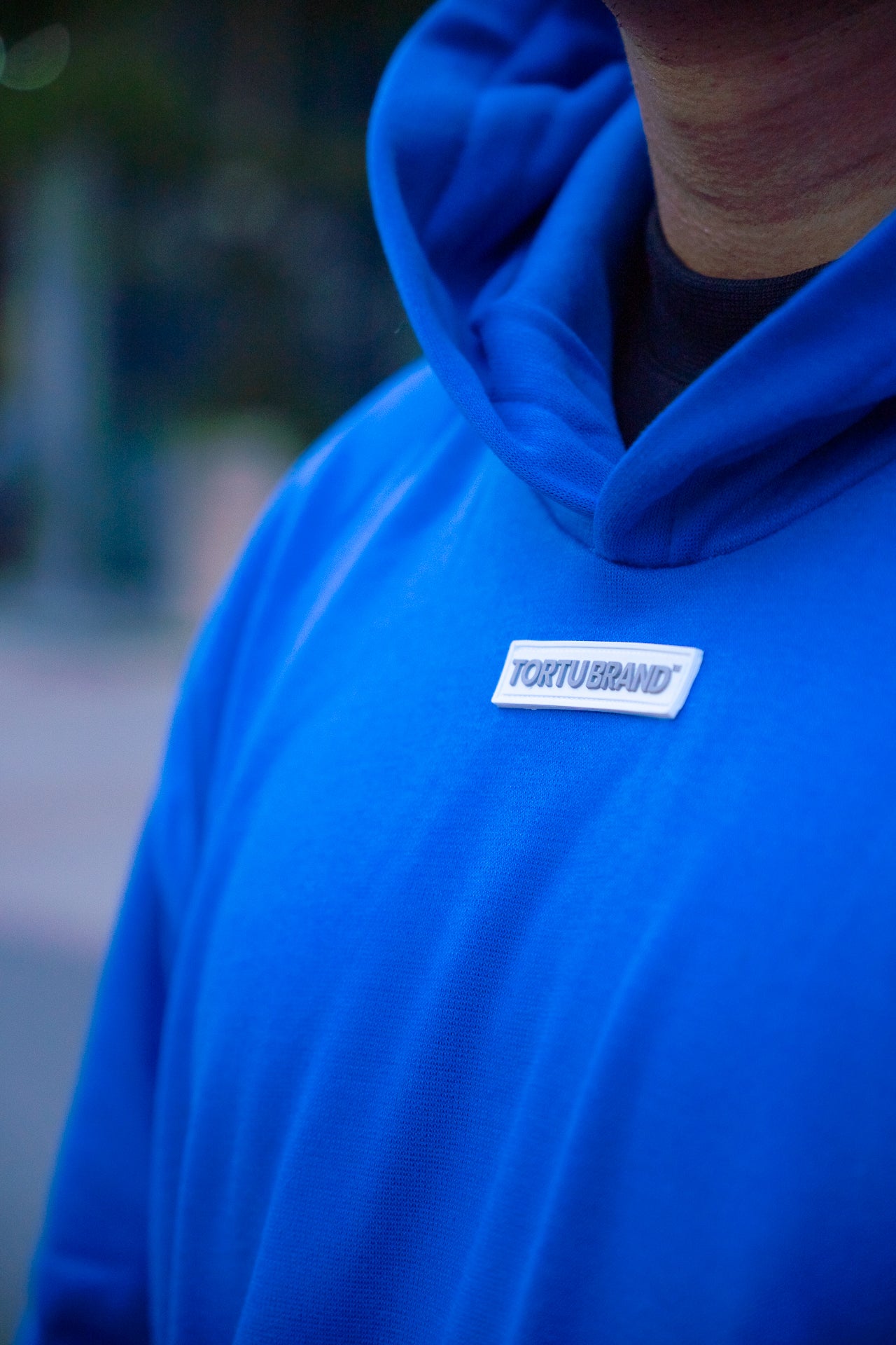 BLUE WHITTING HOODIE BLUE